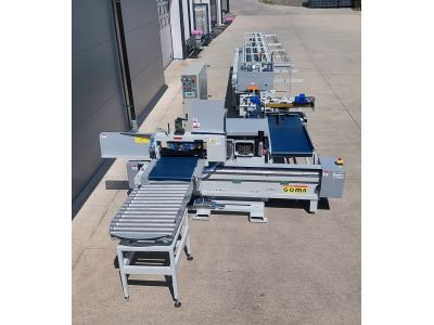 Linia do łączenia drewna na Mikrowczep GOMA FC-10KZ6 + FC10PZ6/2